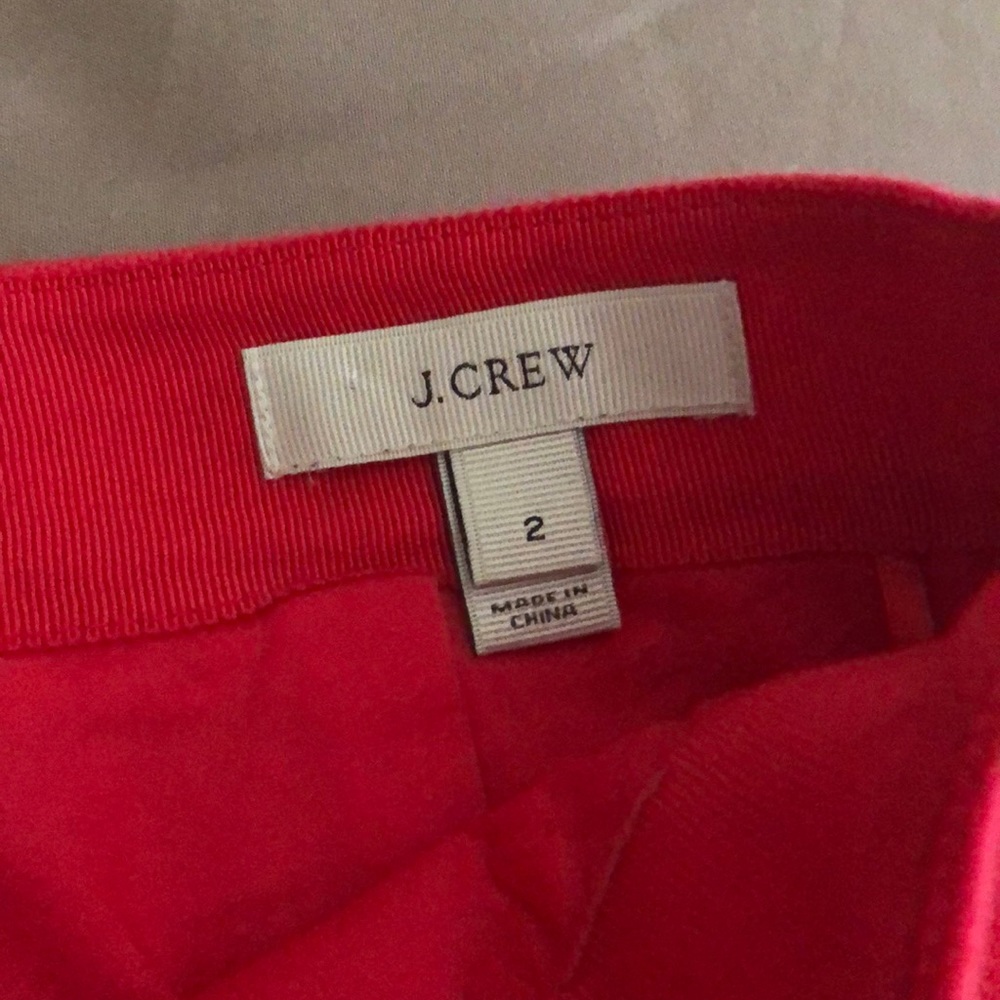 🚫Sold on eBay🚫 J. Crew Red Lace Mini Skirt - Picture 4 of 5